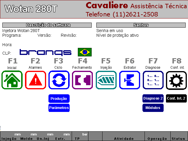 000501 - Injetora de Metal Wotan 280T