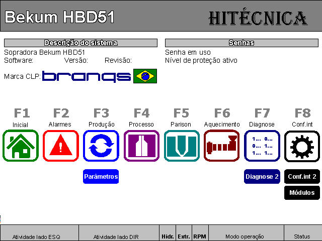 103402 - Sopradora HBD51 Mesa Dupla  - Hitecnica
