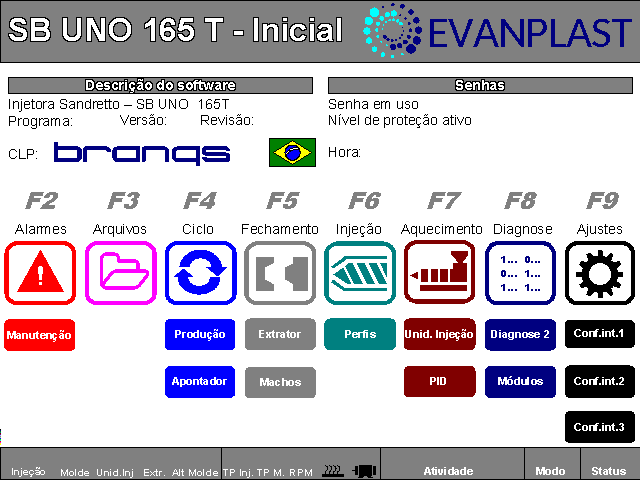 203408 - Injetora Sandretto SBUno 165T