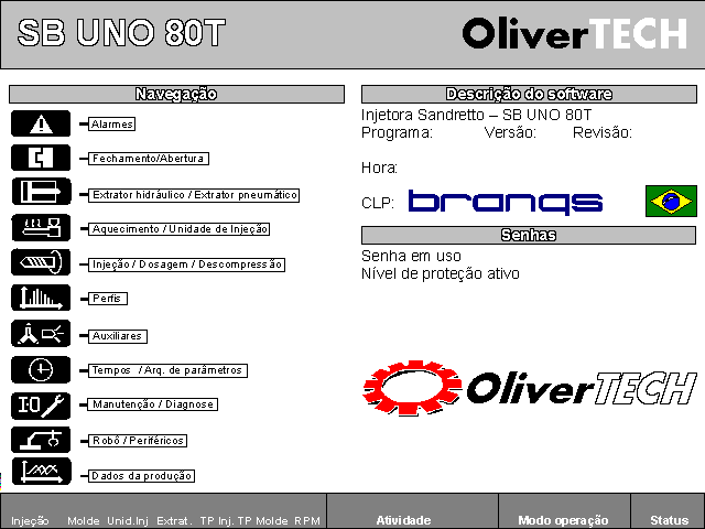 204202 - Injetora Sandretto SB Uno 80T