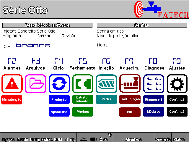 Software para Injetora Sandretto Serie Otto 360T