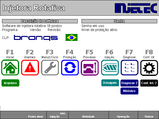 206001 - Injetora Rotativa 18 postos