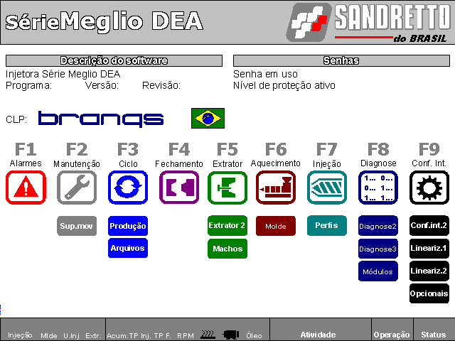 206502 - Injetora Sandretto Meglio D.E.A