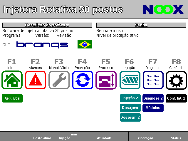 207101 - Injetora Rotativa 30 postos