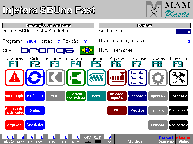 208403 - Injetora Sandretto SB Uno Fast 485T