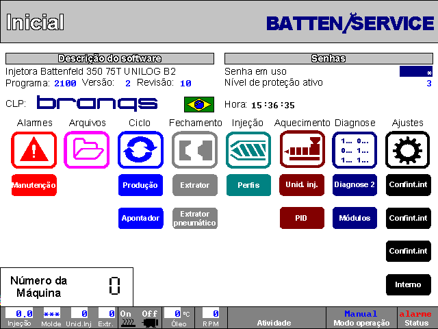 210002 - Injetora Battenfeld 350 75T UNILOG B2