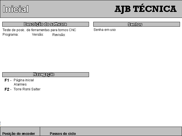 600301 - Sistema para teste de posicionamento de ferramentas em torres para tornos CNC