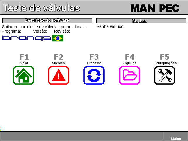 601901 - Software para teste de válvulas proporcionais