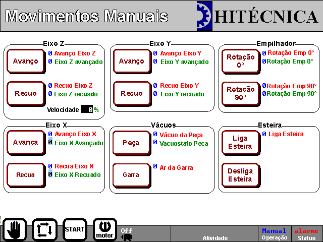 603201 - Robô de Extração 3 eixos