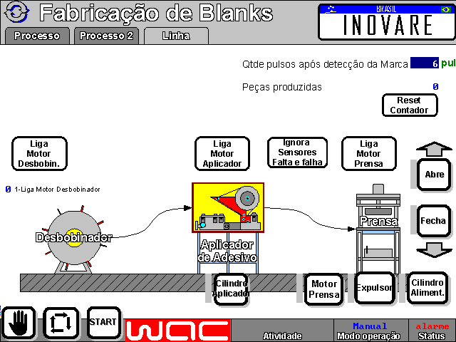 603601 - Linha Automatizada para Fabricação de Blank INOVARE