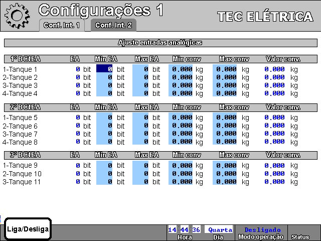 604201 - Controle de Tanques de Tinta